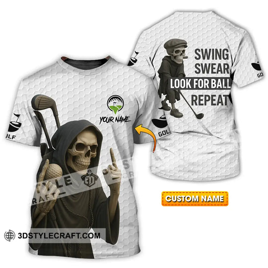Unisex Shirt - Custom Swing Swear Look For Ball Repeat Shirt style option 1