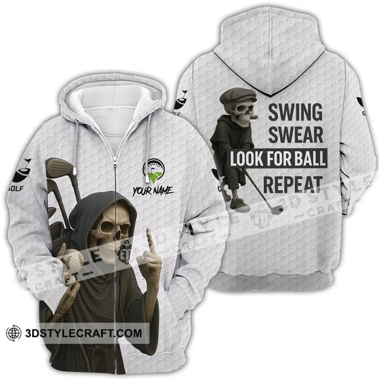 Unisex Shirt - Custom Swing Swear Look For Ball Repeat Shirt style option 4