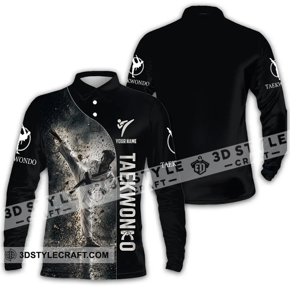 Unisex Shirt - Custom Taekwondo Shirt - Long Sleeve Polo / S - T-shirt