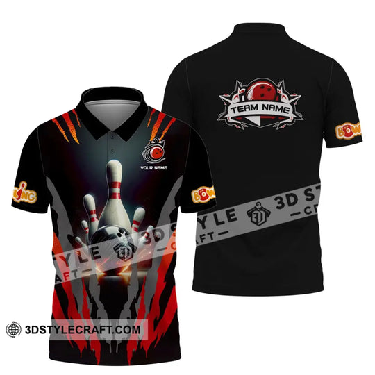 Unisex Shirt, Custom Team Name Bowling Shirt, Shirt For Bowling Clubs, Bowling Gift style option 4