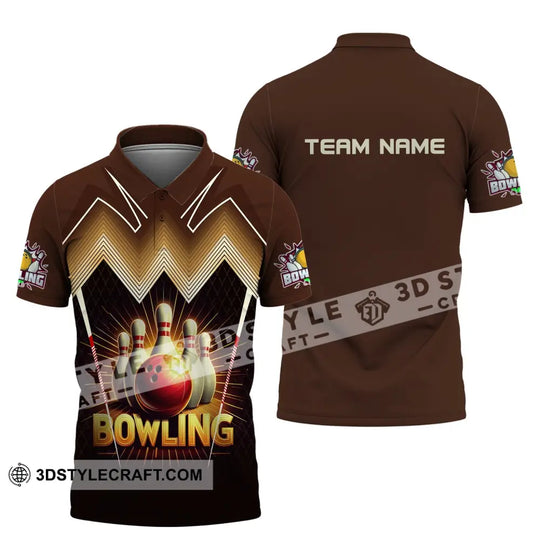 Unisex Shirt, Custom Team Name Bowling Shirt, Shirt For Bowling Clubs, Bowling Gift style option 4