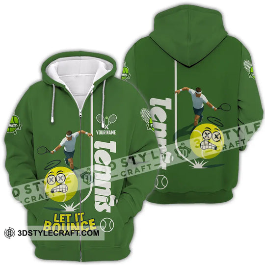 Unisex Shirt - Custom Tennis Let It Bounce Shirt style option 4