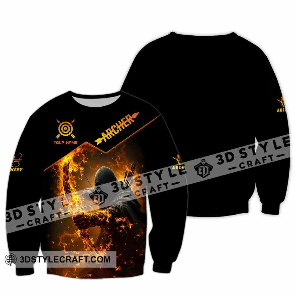 Unisex Shirt - Custom Text Shirt Archer Long Sleeve / S T-shirt