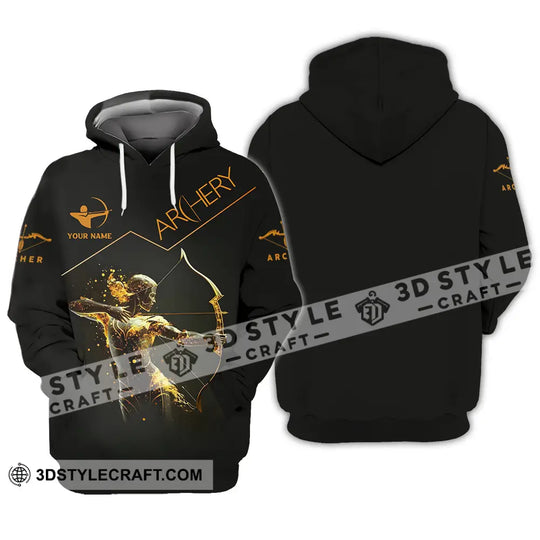 Unisex Shirt - Custom Text Archery Queen Sport Shirt For Player style option 3
