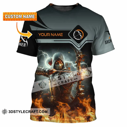 Unisex Shirt - Custom Text Shirt, Archery Shirt style option 1