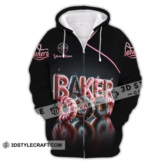 Unisex Shirt - Custom Text Shirt Baker Donuts style option 3