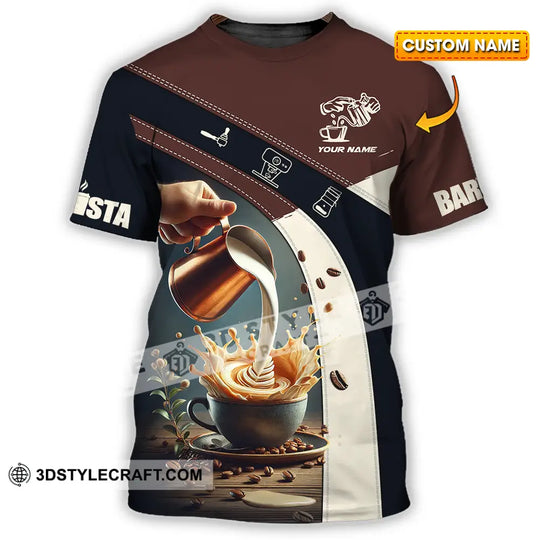 Unisex Shirt - Custom Text Shirt Barista style option 1