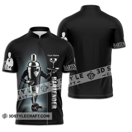 Unisex Shirt - Custom Text Shirt Bartender style option 3