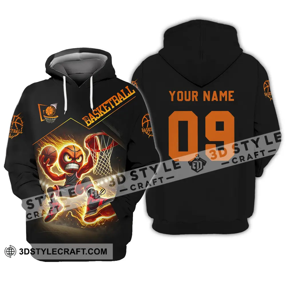 Unisex Shirt - Custom Text Basketball Hoodie / S T-Shirt