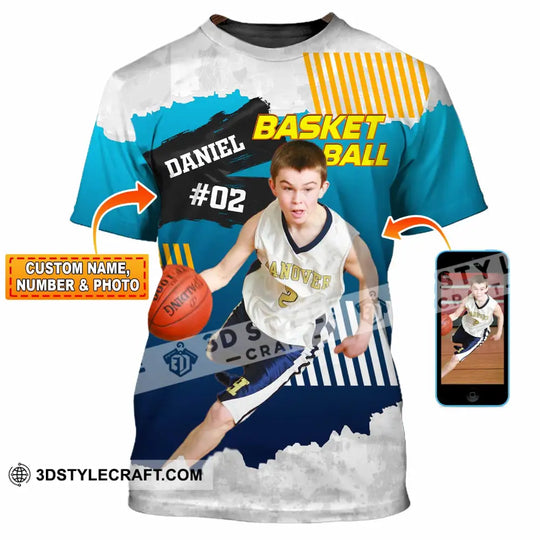 Unisex Shirt - Custom Text Shirt, Basketball Shirt style option 1