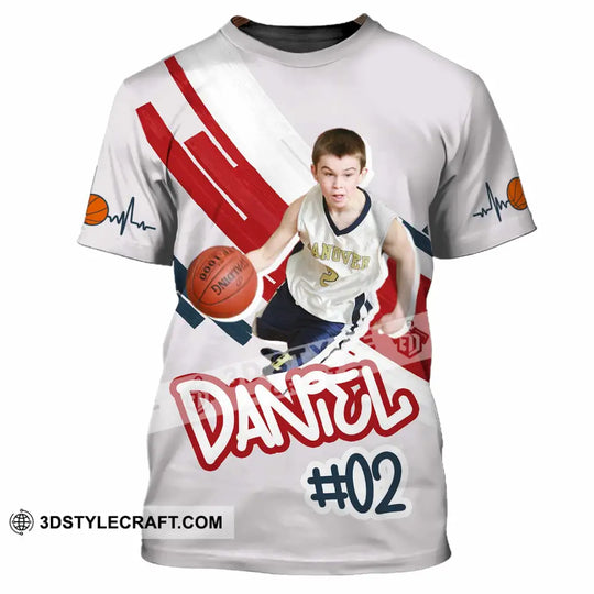 Unisex Shirt - Custom Text Shirt, Basketball Shirt style option 2