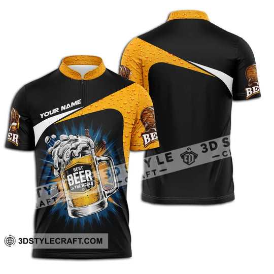 Unisex Shirt - Custom Text Shirt Best Beer In The World style option 2