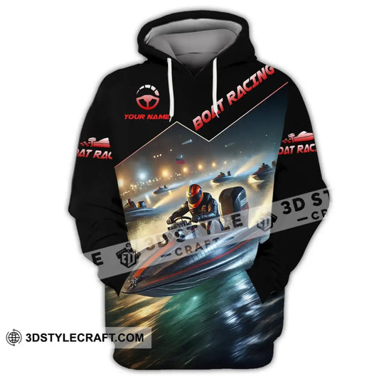 Unisex Shirt - Custom Text Shirt Boat Racing style option 2