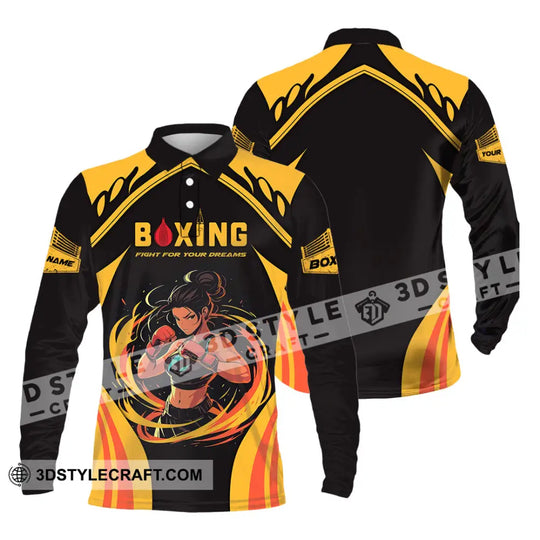 Unisex Shirt - Custom Text Shirt Boxing style option 3
