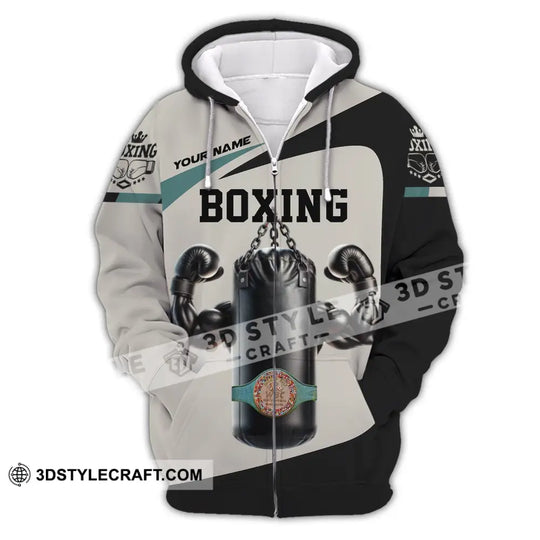 Unisex Shirt - Custom Text Shirt Boxing style option 3