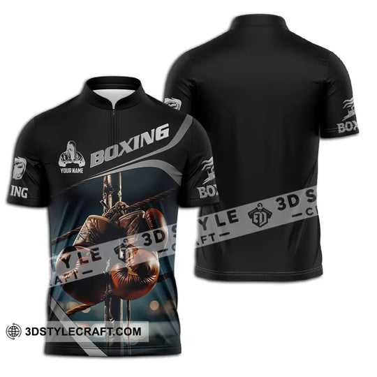 Unisex Shirt - Custom Text Shirt Boxing style option 2