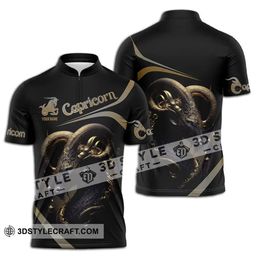 Unisex Shirt - Custom Text Shirt Capricorn style option 2