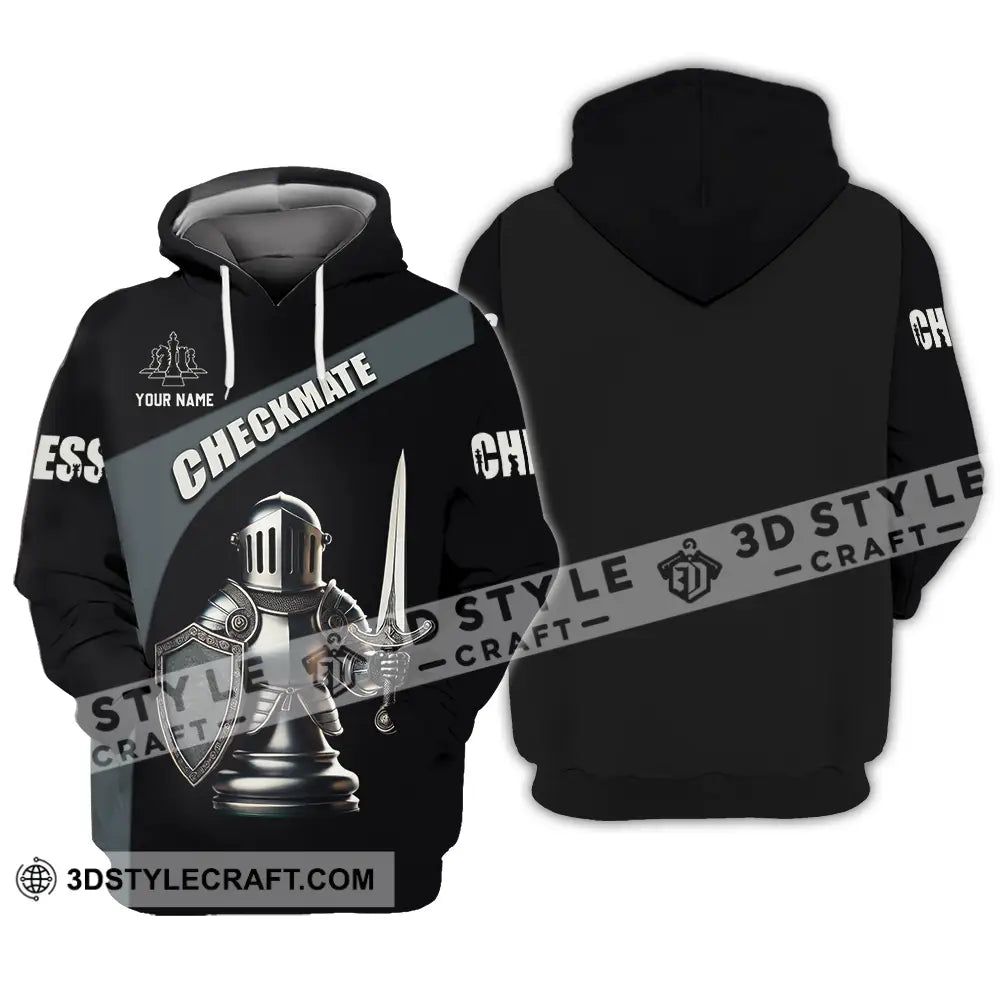 Unisex Shirt - Custom Text Checkmate Hoodie / S T-Shirt