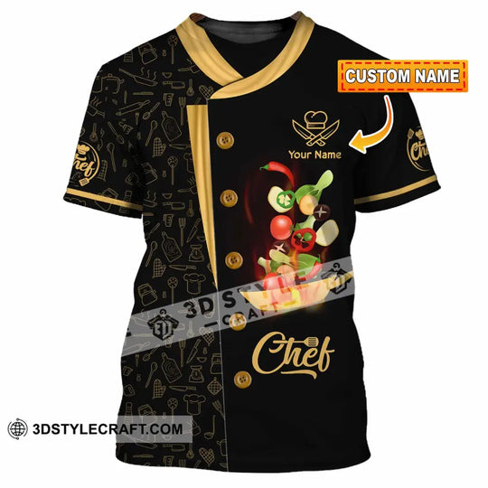 Unisex Shirt - Custom Text Shirt, Chef Shirt style option 1