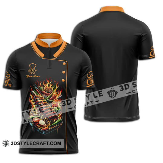 Unisex Shirt - Custom Text Shirt Chef style option 2