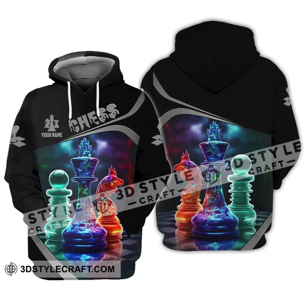 Unisex Shirt - Custom Text Chess Hoodie / S T-Shirt