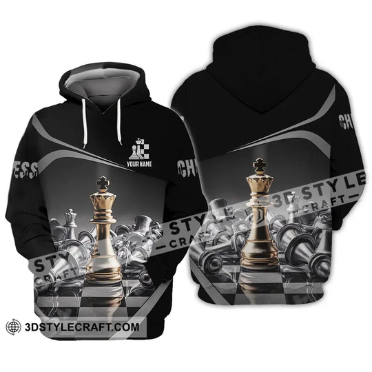 Unisex Shirt - Custom Text Shirt Chess style option 3