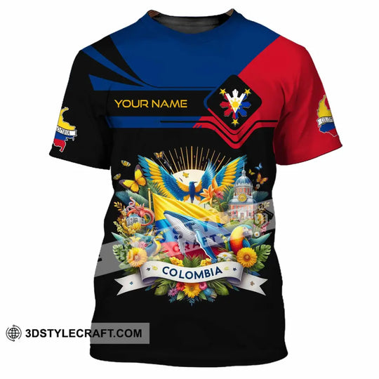 Unisex Shirt - Custom Text Shirt Colombia style option 2