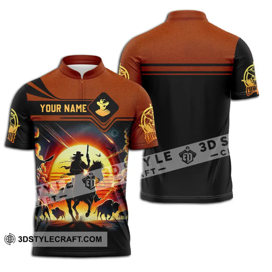 Unisex Shirt - Custom Text Cowboy Shirt style option 2