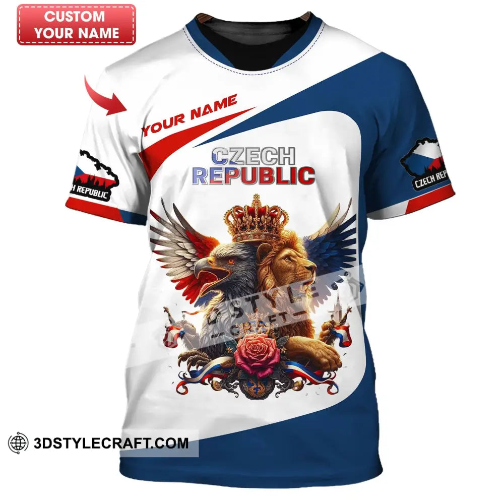Unisex Shirt - Custom Text Czech Republic T-Shirt