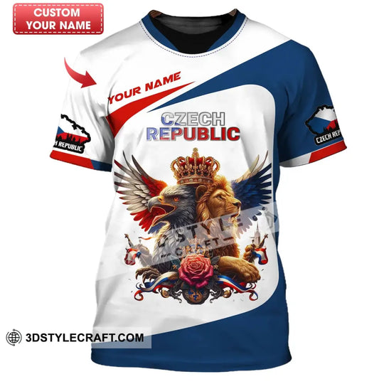 Unisex Shirt - Custom Text Shirt Czech Republic style option 1
