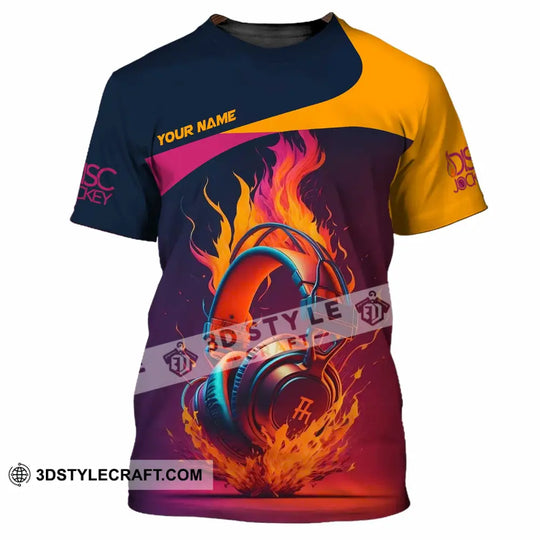 Unisex Shirt - Custom Text Shirt Disc Jockey style option 2