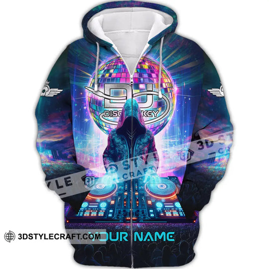 Unisex Shirt - Custom Text Shirt Disc Jockey style option 2