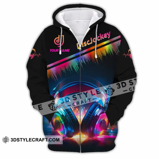Unisex Shirt - Custom Text Shirt Disc Jockey style option 3