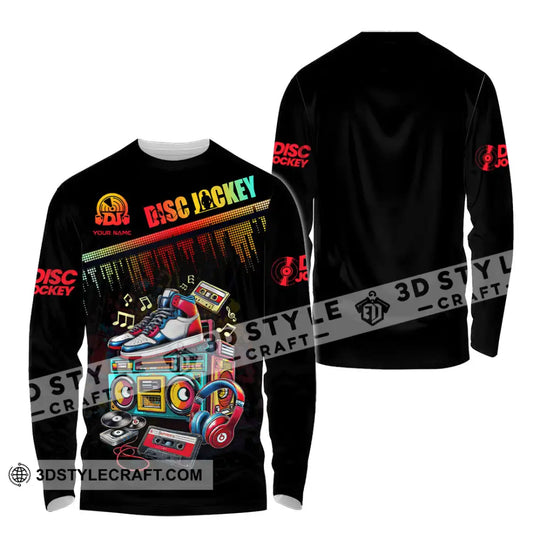 Unisex Shirt - Custom Text Shirt, DJ Shirt style option 4