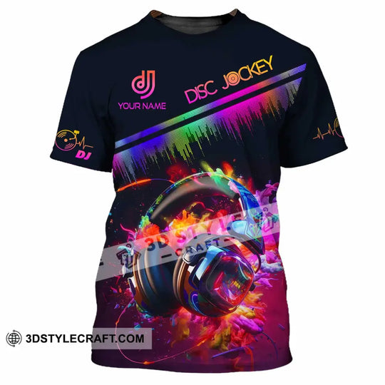 Unisex Shirt - Custom Text DJ Shirt style option 4