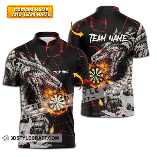 Unisex Shirt - Custom Text Shirt, Dragon Dart Shirt style option 1