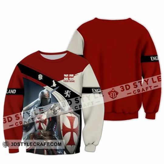 Unisex Shirt - Custom Text Shirt, England Shirt style option 4