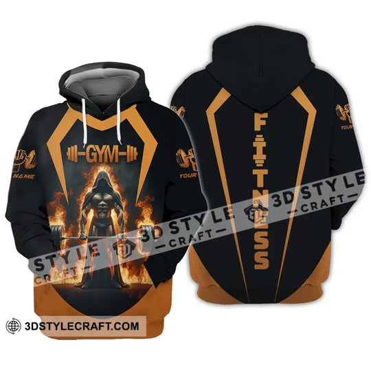 Unisex Shirt - Custom Text Shirt Fitness style option 3