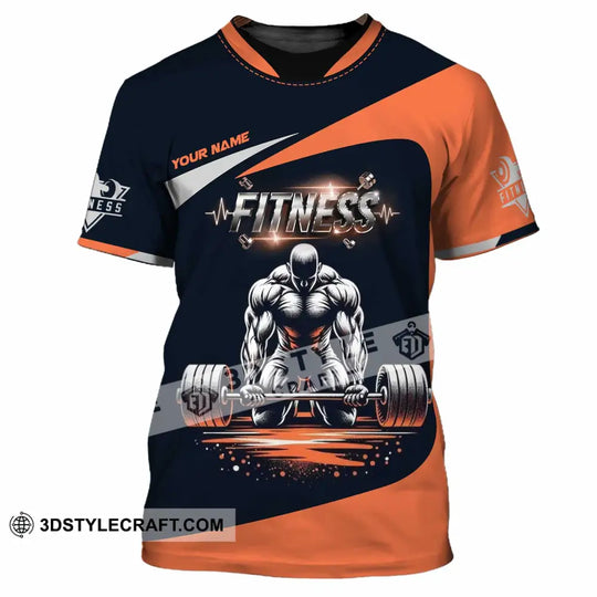 Unisex Shirt - Custom Text Shirt, Fitness Shirt style option 2