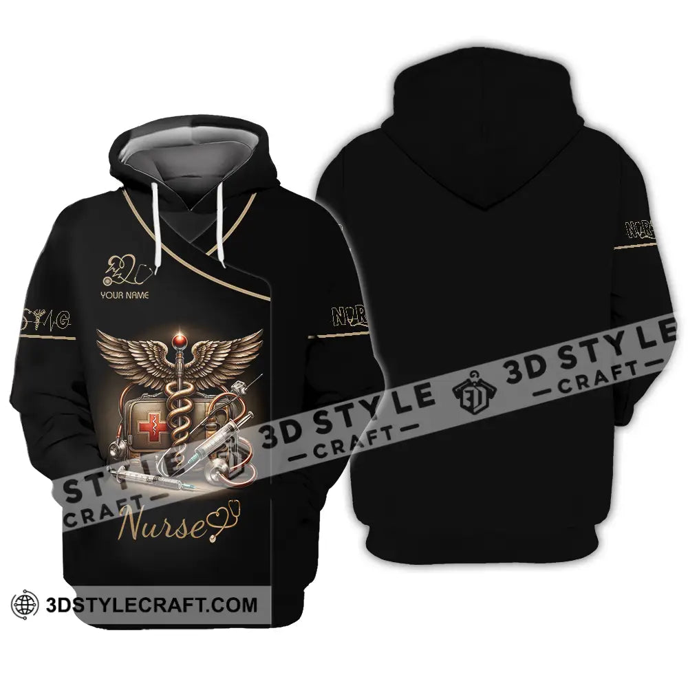 Unisex Shirt - Custom Text Shirt For Nurse Nurselife Nursing Hoodie / S T-shirt