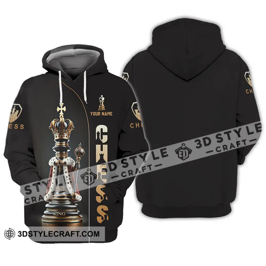 Unisex Shirt - Custom Text Shirt Golden Chess style option 3