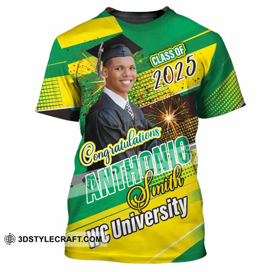 Unisex Shirt - Custom Text Shirt, Graduation Shirt style option 2