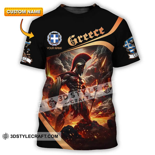 Unisex Shirt - Custom Text Shirt Greece style option 1
