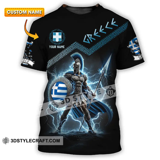 Unisex Shirt - Custom Text Greece T-Shirt