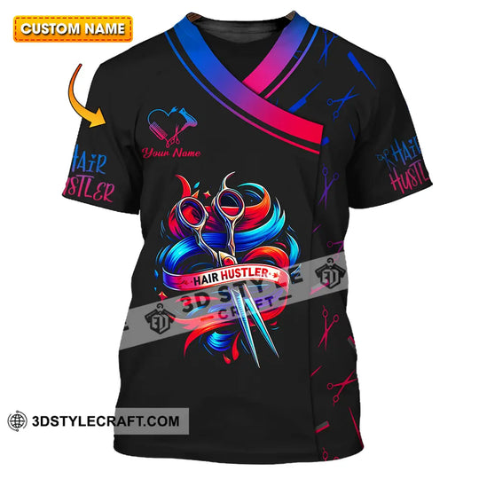 Unisex Shirt - Custom Text Shirt Hair Hustler style option 1