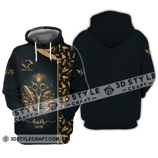 Unisex Shirt - Custom Text Shirt Hair Salon style option 3