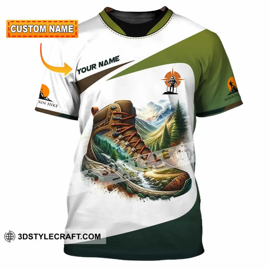 Unisex Shirt - Custom Text Shirt Hiking style option 1