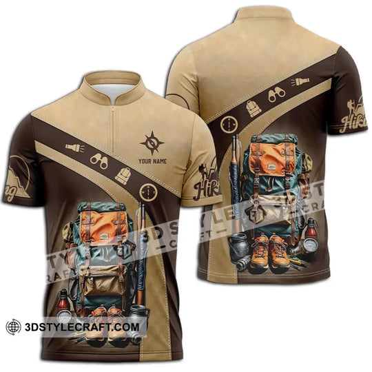 Unisex Shirt - Custom Text Shirt, Hiking Shirt style option 2