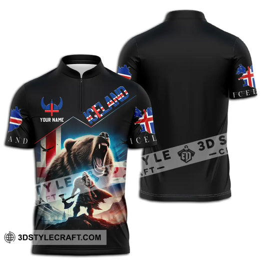 Unisex Shirt - Custom Text Shirt Iceland style option 2