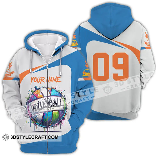 Unisex Shirt - Custom Text Shirt In My Volleyball style option 4